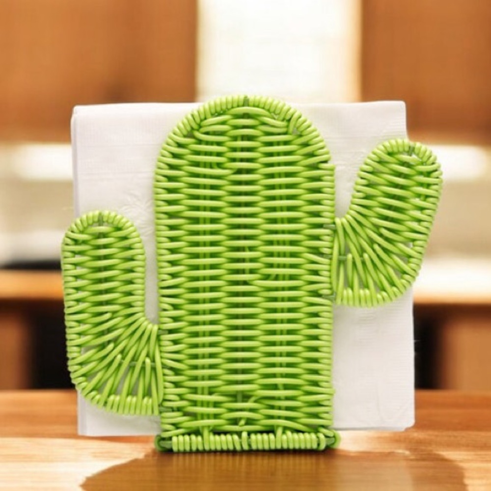 NWT Cactus Napkin Holder - Home Decor -Kitchen and Dining Room Table Decor - Picture 3 of 11